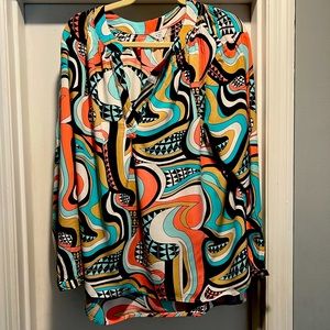 Crown & Ivy Colorful Blouse